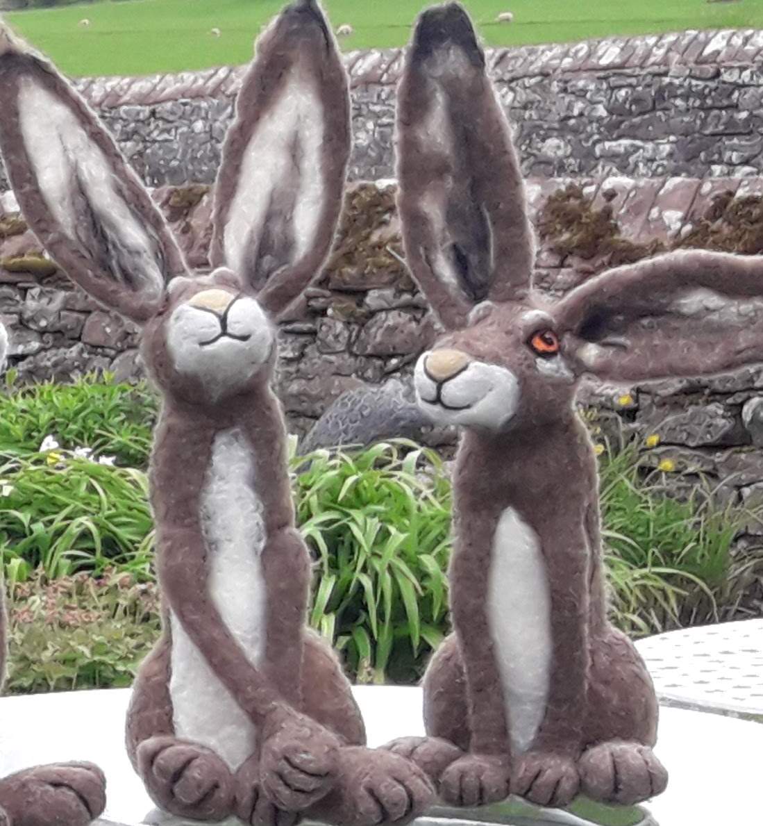 Needle Felt Hare Workshop with Annis McGowan in Cumbria