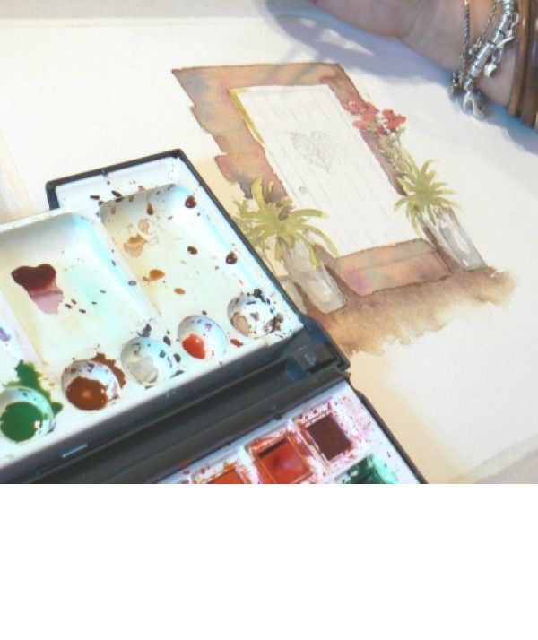 Discovering Watercolours Workshop in Cumbria
