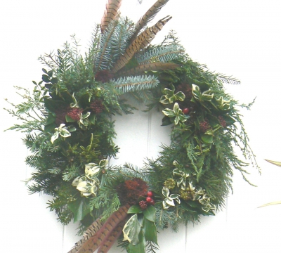 Christmas Wreath Making Workshop in Cumbria