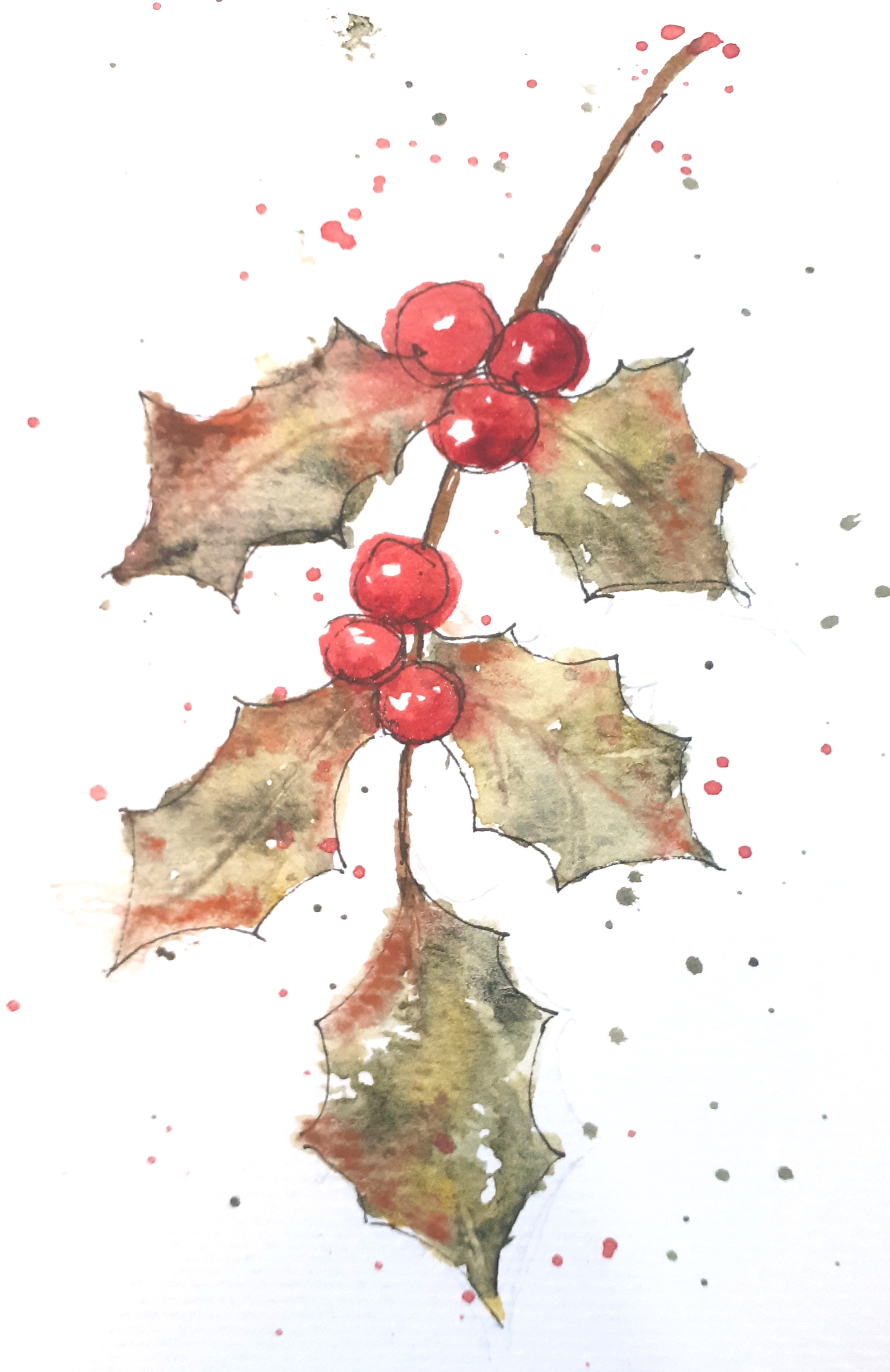 Loose Botanicals at Christmas with Lyn Evans