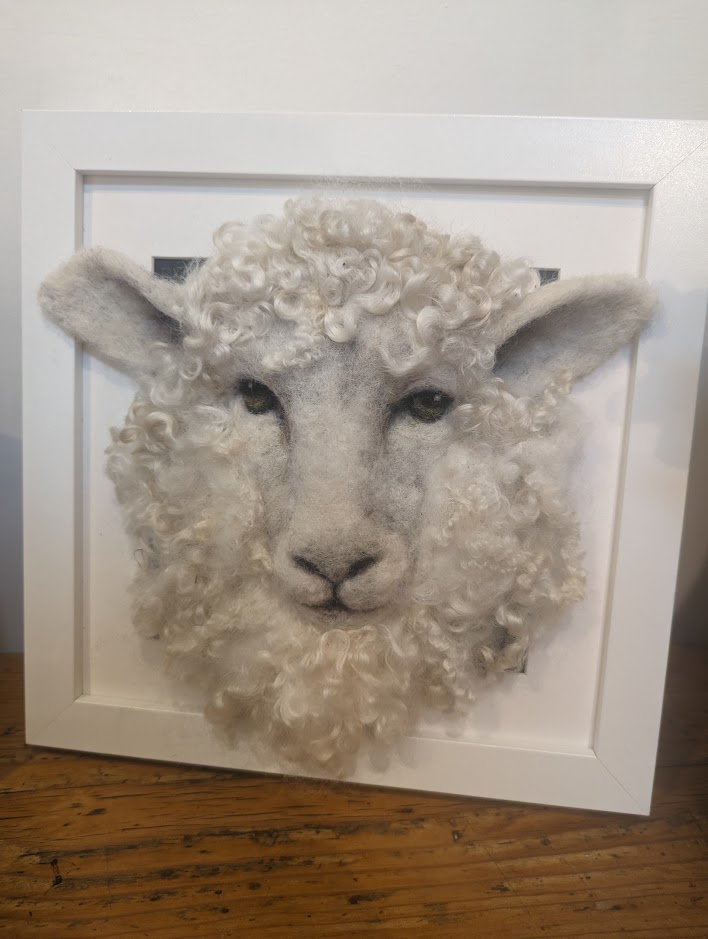 'Needle Felted Sheep Portrait' - 'The Cheviot' with Helen Hammond (low relief) 