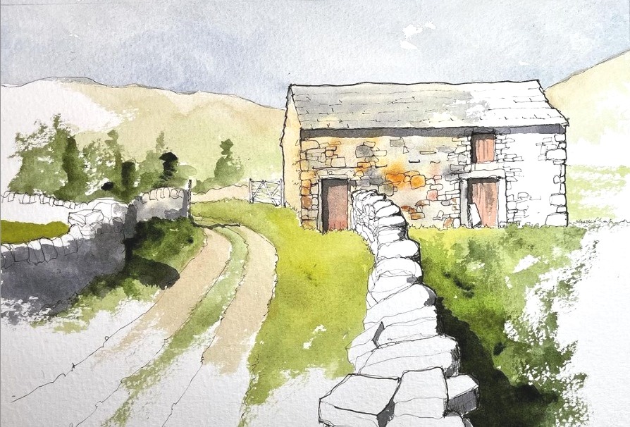 ** NEW ** 'Buildings in the Landscape'  using Line &  Wash with John Harrison