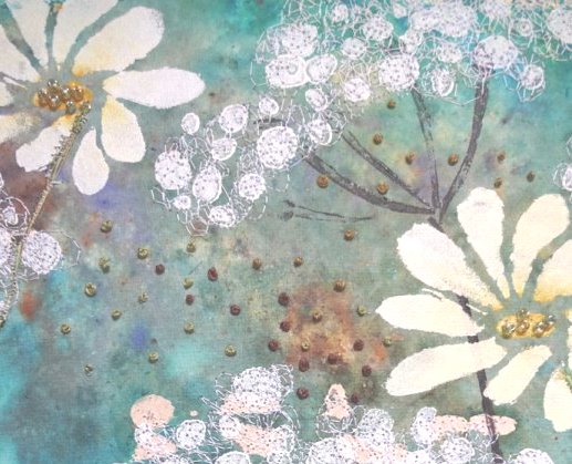 Paint Print Stitch 'In Nature'  ~  with Kay Leech