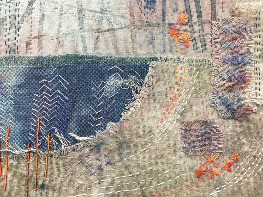 'Creative Stitched Collage ~  with Kay Leech