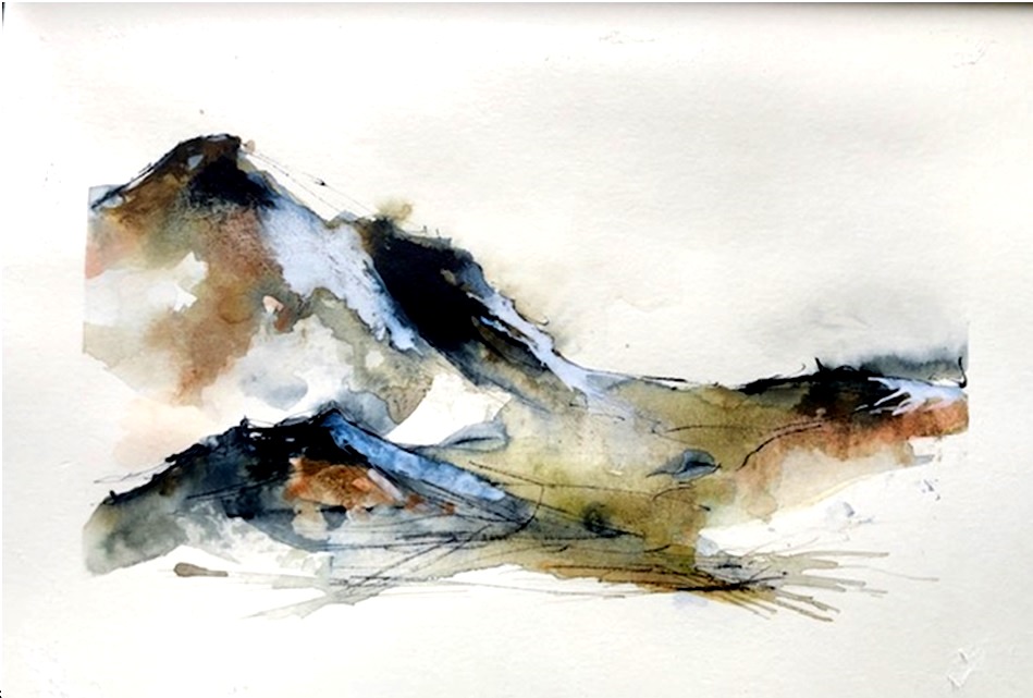 'Abstract Ink and Watercolour Landscapes' with Lyn Evans