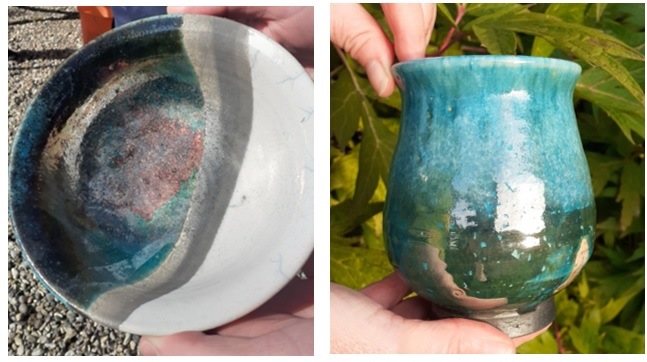 Firing pottery 'In The Raku Style' with Bob and Denise Park