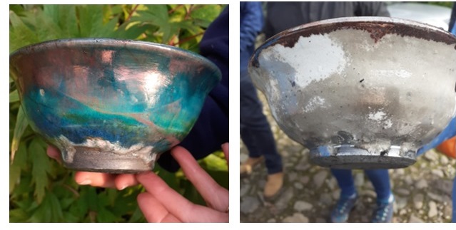 Firing pottery 'In The Raku Style' with Bob and Denise Park