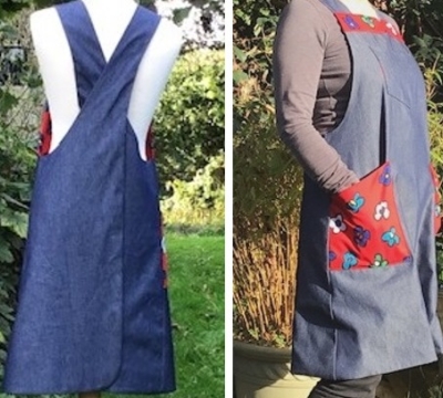 Make your own reversible French Apron with Jenny Atkinson                    *Basic Sewing Skills* 