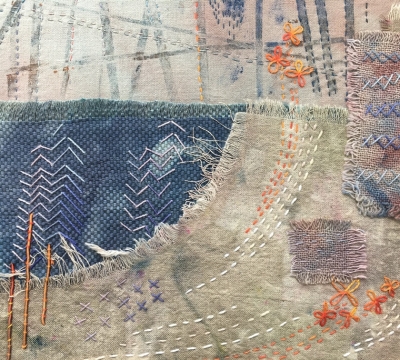 'Creative Stitched Collage ~  with Kay Leech