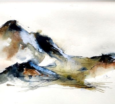 'Abstract Ink and Watercolour Landscapes' with Lyn Evans