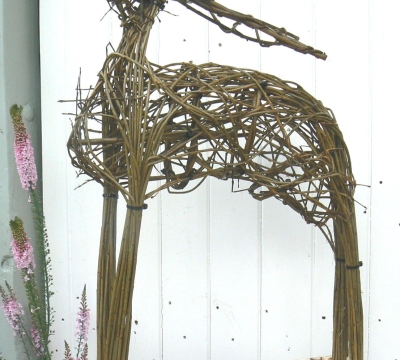 Willow Sculptures ~ Hares,with Phil Bradley