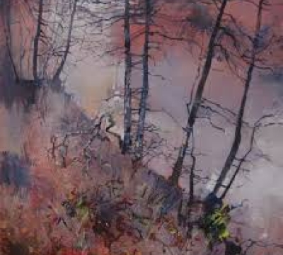 'Autumn Colours' in mixed media with Frances Winder 