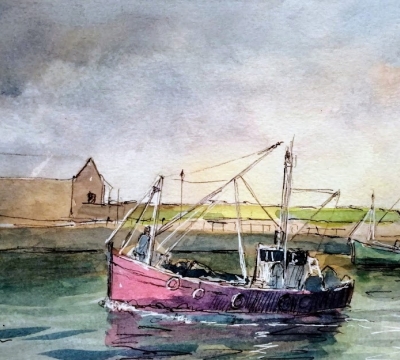 'Painting Boats on the Water' in Pen and Wash ~ with Roy Simmons