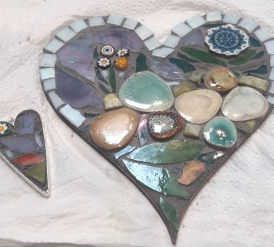Mosaics ...'two hearts are better than one'