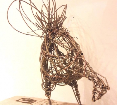 Willow Sculptures ~ Hares, Sheep, Hens & Cockerels or Deer with Phil Bradley